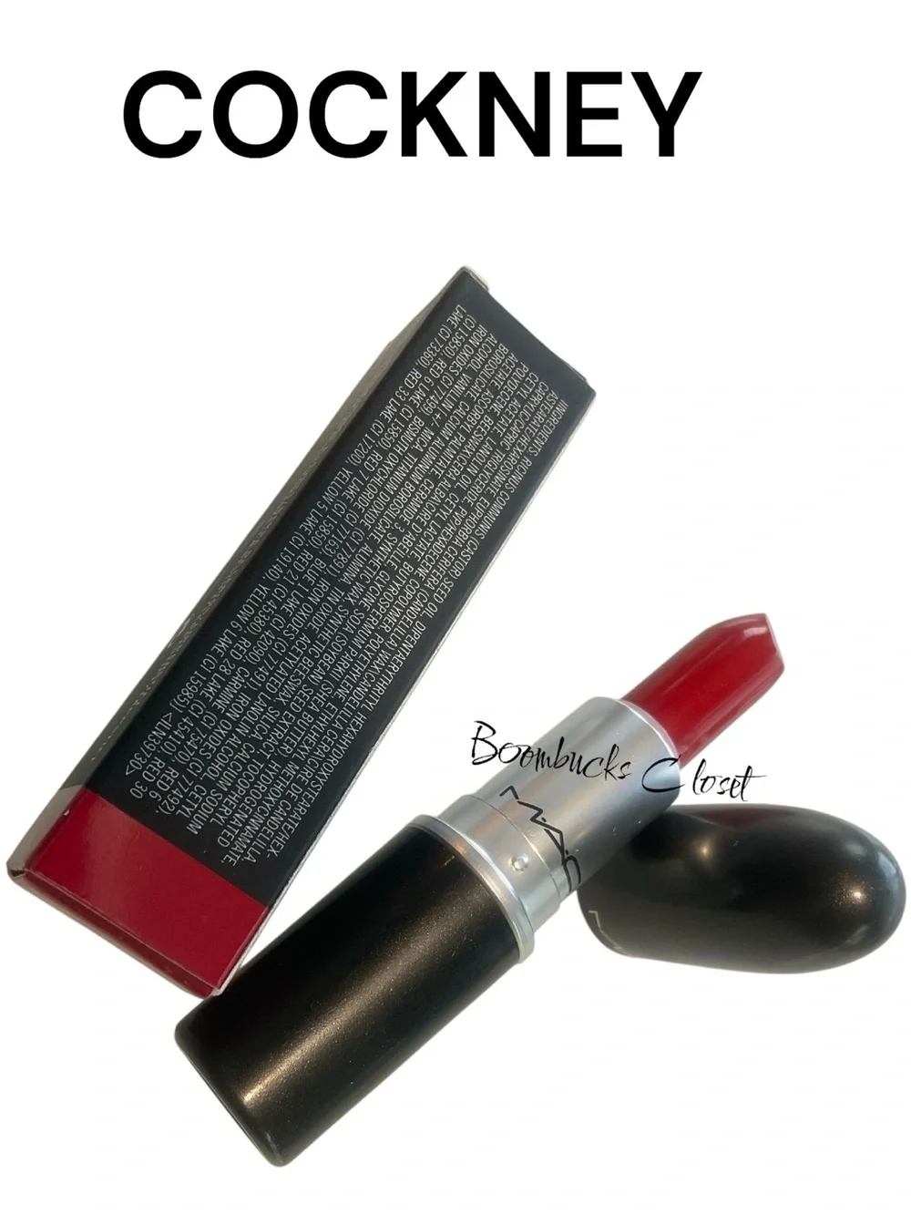 MAC Lustre Lipstick Cockney LUSTREGLASS SHEER-SHINE LIPSTICK